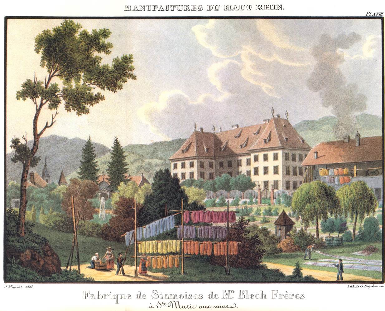 Maison Reber Blech vers 1823
