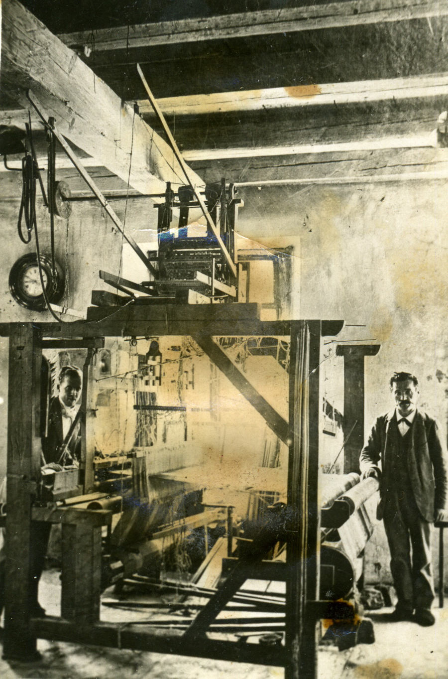 Tisserand du Val de Lièpvre vers 1860 – Coll. D. Bouvier